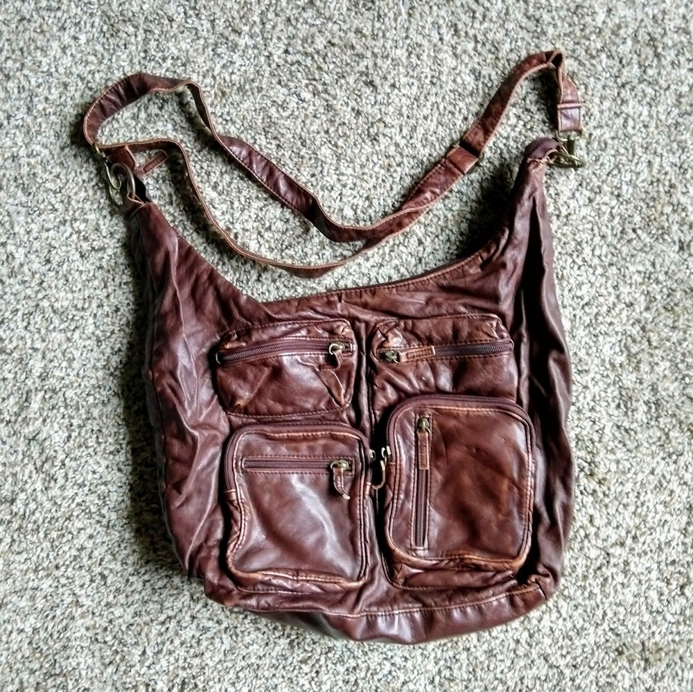 EUC Brown Icing Messenger Bag